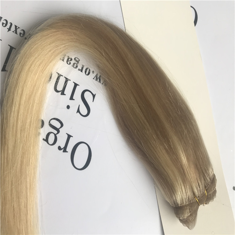 Wholesale remy hair of lace hand tied weft H18